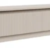 Szafka RTV dwudrzwiowa Sandia z ryflowanym frontem 139 cm kaszmir