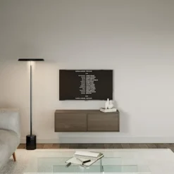 Szafka RTV Framme wisząca z dwiema klapami 100 cm orzech wisconsin