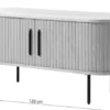 Szafka RTV Gativel 120 cm dąb czarny