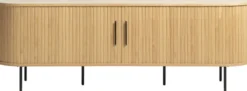 Szafka RTV Gativel 180 cm lamele dąb naturalny