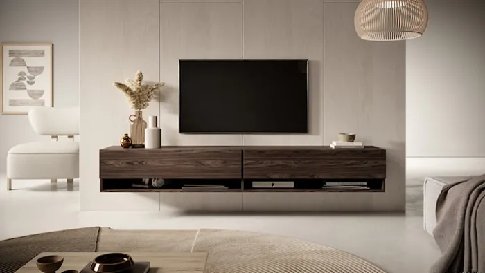 Szafka RTV Mirrgo 200 cm Orzech