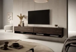 Szafka RTV Mirrgo 200 cm Orzech