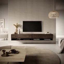 Szafka RTV Mirrgo 200 cm Orzech