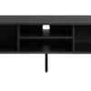 Szafka RTV Mogest 120 cm czarna plecionka boho