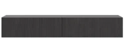 Szafka RTV Nolie 175 cm wisząca Jesion Portland Czarny