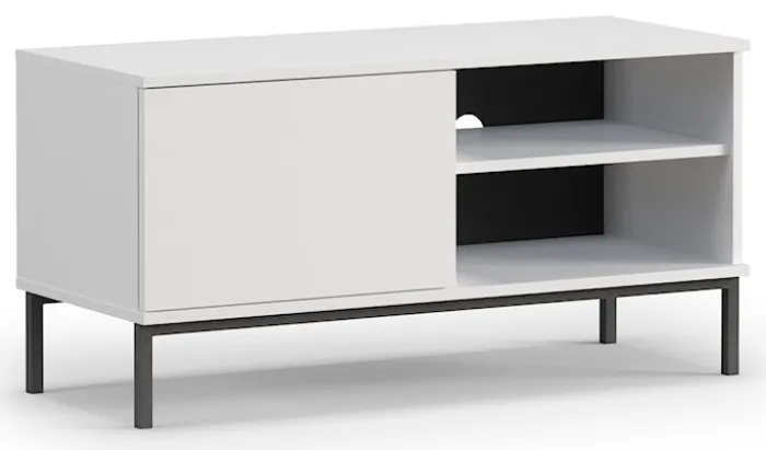 Szafka RTV Perila 100 cm biała