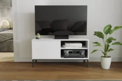 Szafka RTV Perila 100 cm biała