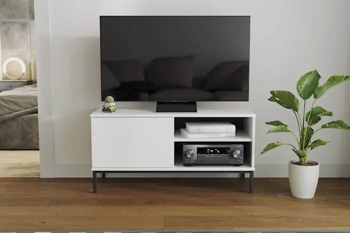 Szafka RTV Perila 100 cm biała