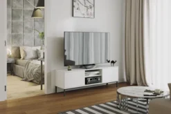 Szafka RTV Perila 150 cm biała