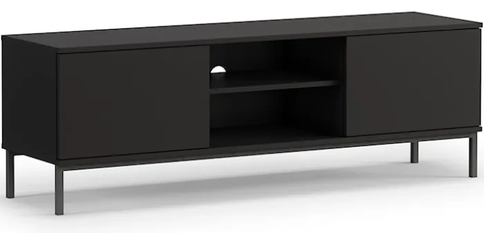 Szafka RTV Perila 150 cm czarna