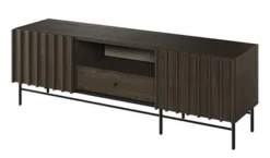 Szafka RTV Piemonte z szufladą 165 cm Jesion portland/czarny