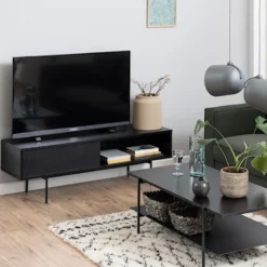 Szafka RTV Santov w stylu industrialnym z szafką