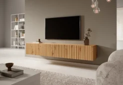 Szafka RTV Telire 175 cm dąb artisan lamele