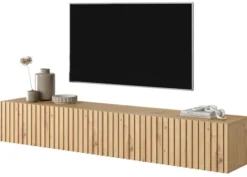 Szafka RTV Telire 175 cm dąb artisan lamele