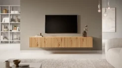 Szafka RTV Telire 175 cm dąb artisan lamele