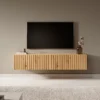 Szafka RTV Telire 138,6 cm dąb artisan lamele