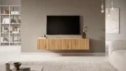 Szafka RTV Telire 138,6 cm dąb artisan lamele