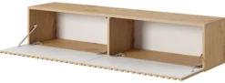 Szafka RTV Telire 138,6 cm dąb artisan lamele