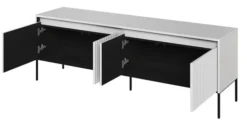 Szafka RTV Trend 167 cm z LED Biała