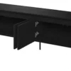Szafka RTV Trend 193 cm z LED Czarna