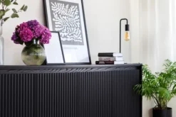 Szafka RTV Trend 167 cm z LED Czarna