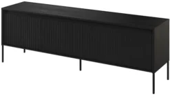 Szafka RTV Trend 167 cm z LED Czarna
