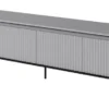 Szafka RTV Trend 193 cm z LED Szara