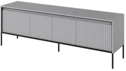 Szafka RTV Trend 167 cm z LED Szara