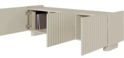 Szafka RTV trzydrzwiowa Fiorra 144 cm kaszmir