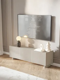 Szafka RTV trzydrzwiowa Fiorra 144 cm kaszmir