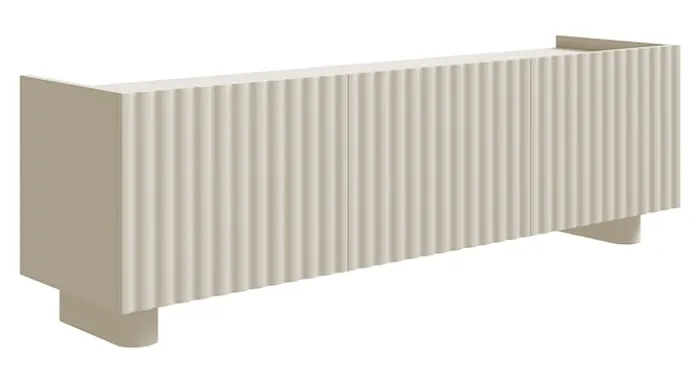 Szafka RTV trzydrzwiowa Fiorra 144 cm kaszmir