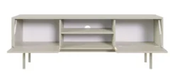 Szafka RTV Viviaro dwudrzwiowa z wnękami 154 cm kaszmir