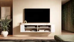 Szafka RTV Wall 140 cm Biały