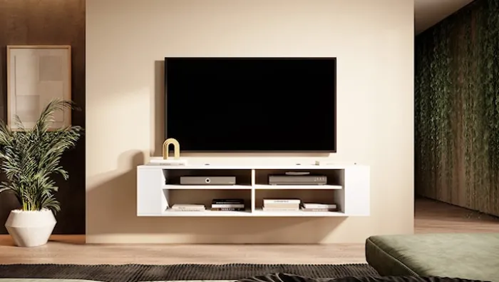 Szafka RTV Wall 140 cm Biały