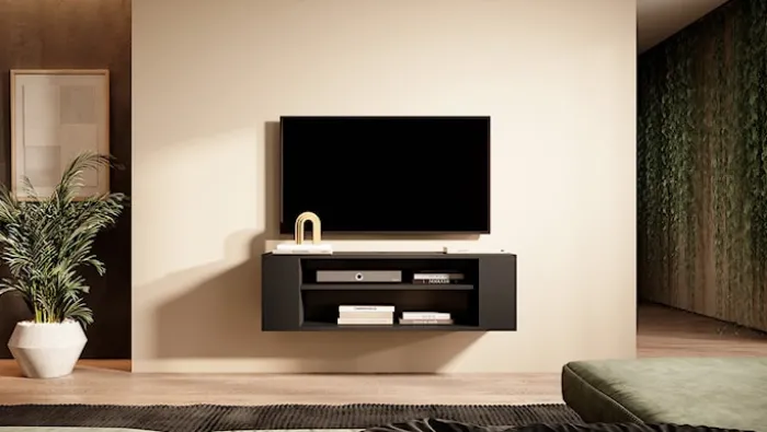 Szafka RTV Wall 100 cm Czarny