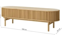 Szafka RTV Yoffers 160 cm dąb