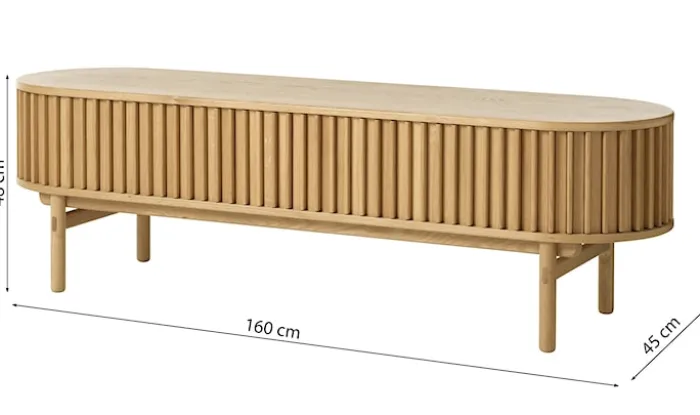 Szafka RTV Yoffers 160 cm dąb