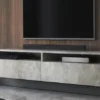 Szafka RTV z dwiema szufladami Rednaw 140 cm Beton