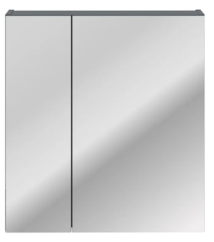 Szafka wisząca Olimmi z lustrem 60 cm granatowa