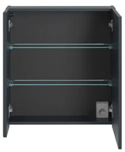 Szafka wisząca Olimmi z lustrem 60 cm granatowa
