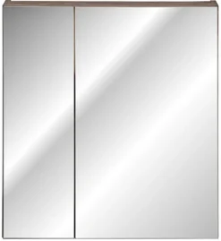 Szafka wisząca Olimmi z lustrem 60 cm dąb santa