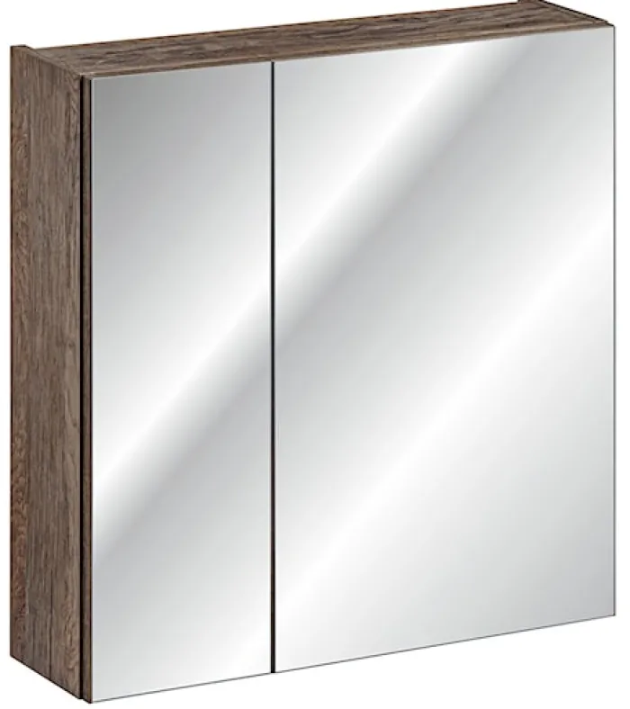 Szafka wisząca Olimmi z lustrem 60 cm dąb santa