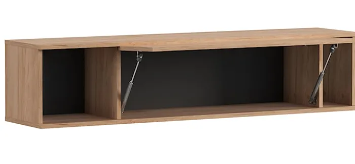 Szafka wisząca Perila 135 cm zamykana hikora