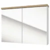 Szafka wisząca Saeli 80x60x15 cm z lustrem