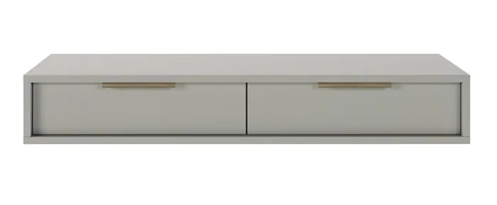 Toaletka Viviaro wisząca z dwoma szufladami 110 cm kaszmir