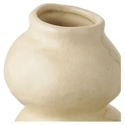 Wazon ceramiczny Hipply 19,5 cm beżowy