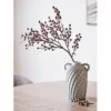 Wazon ceramiczny Lamital 22 cm biało-niebieski