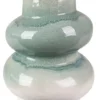 Wazon Liana ceramiczny miętowo-kremowy