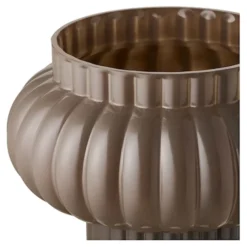 Wazon szklany Coveric 27 cm brązowy