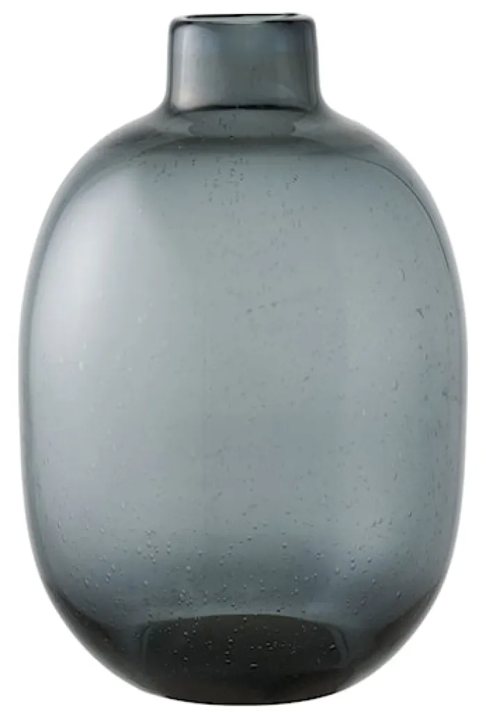 Wazon szklany Nipoted 35 cm szary